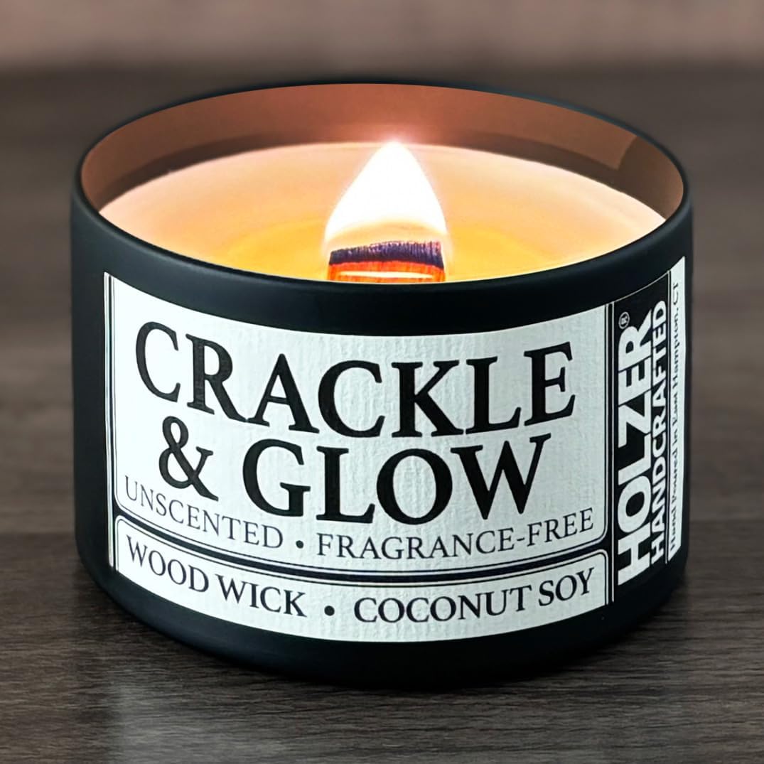 Unscented Wood Wick Candle