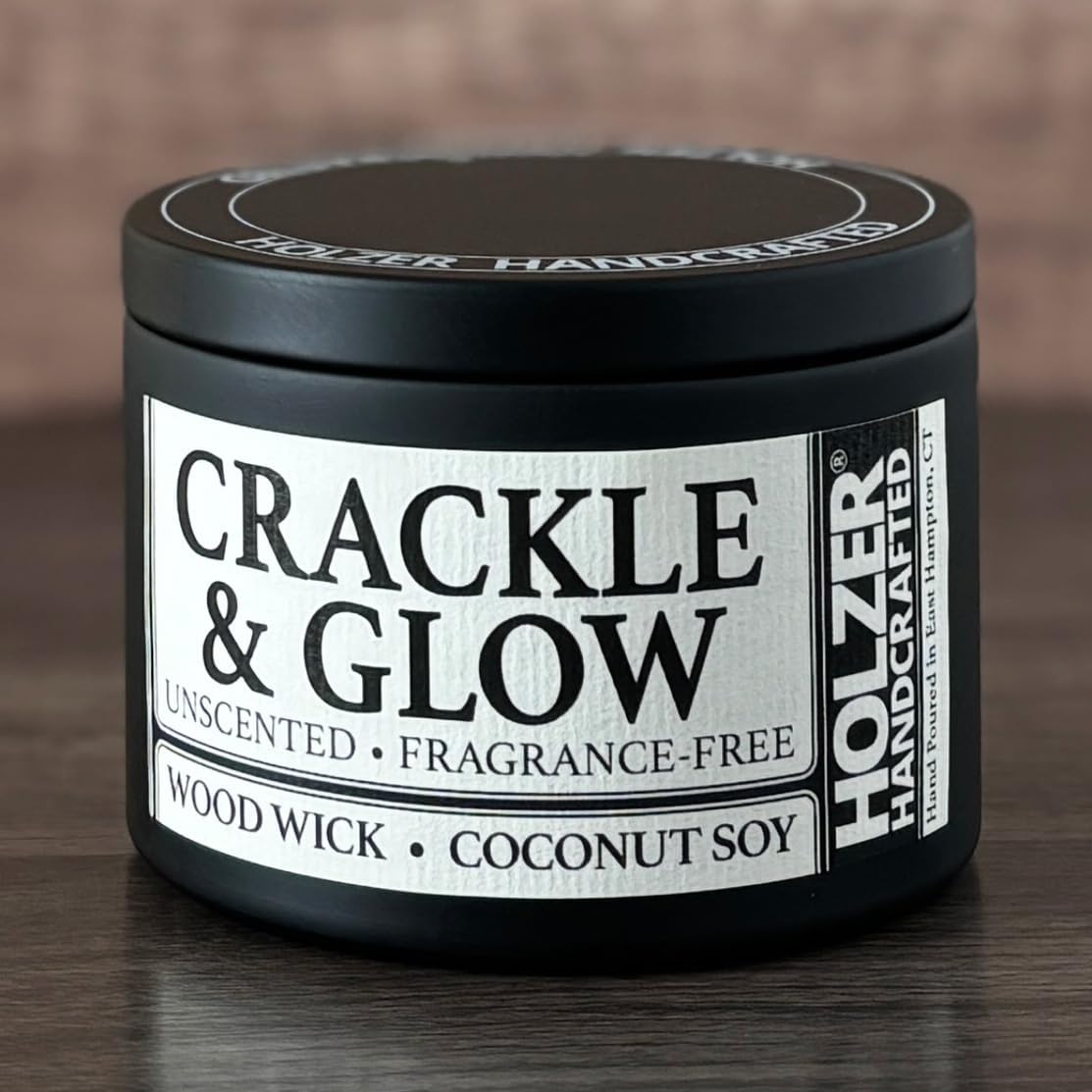 Unscented Wood Wick Candle