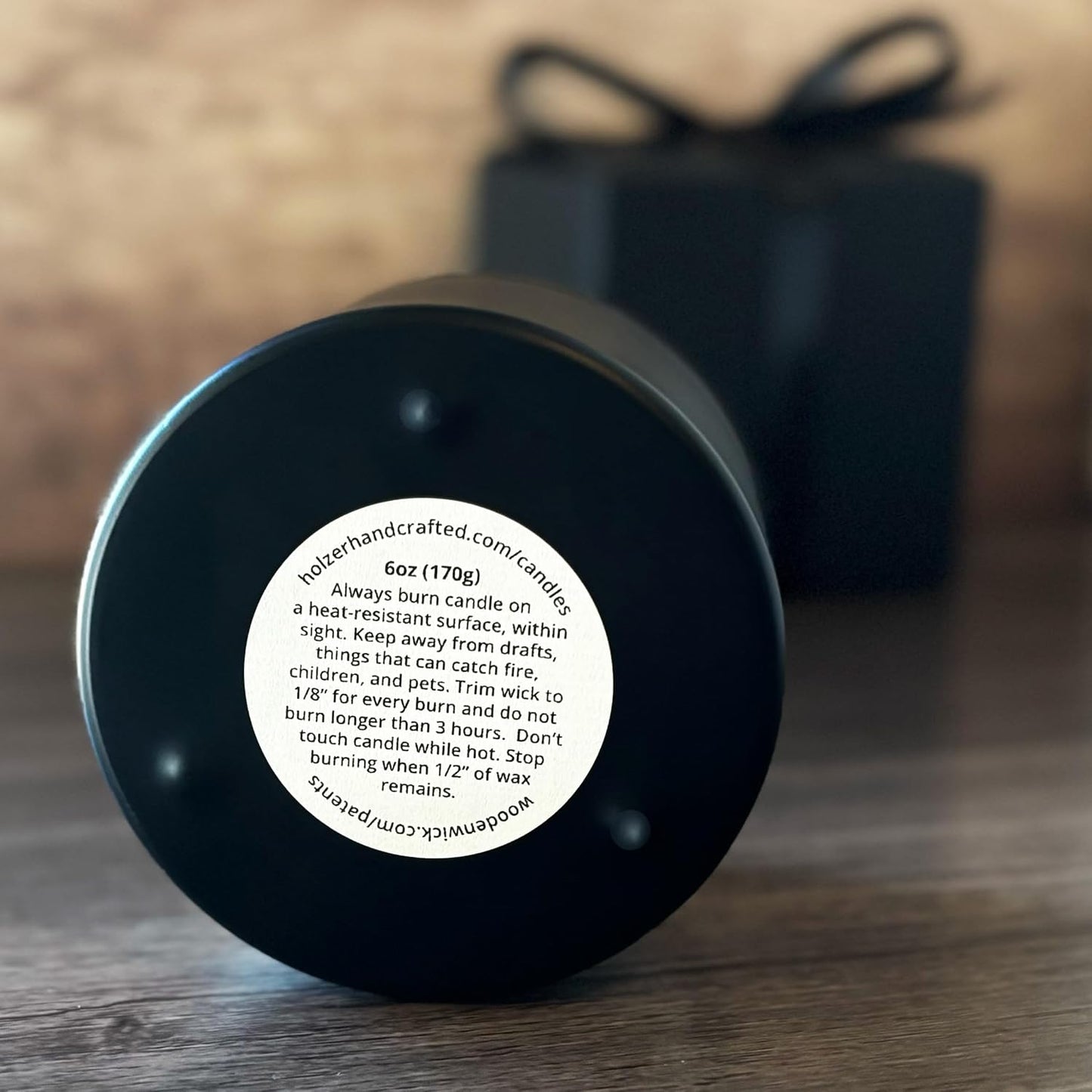 Unscented Wood Wick Candle