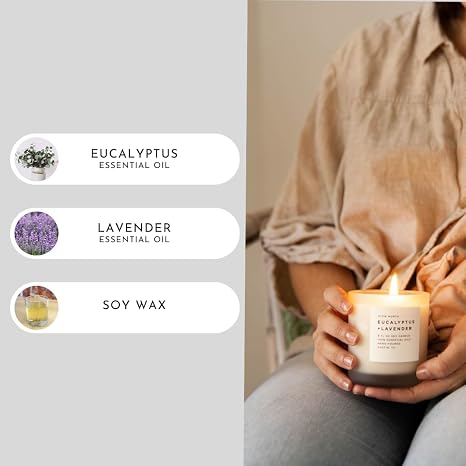 Eucalyptus & Lavender Soy Candle