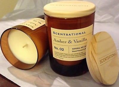 Amber & Vanilla Candle