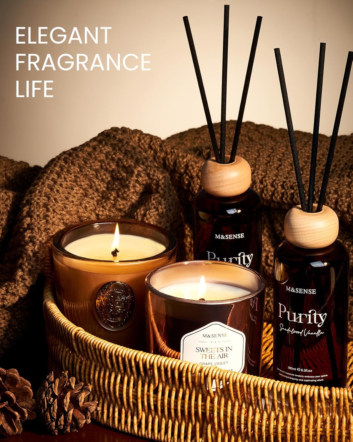 Jasmine Sandalwood Reed Diffuser